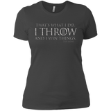 I Throw Women's Premium T-Shirt