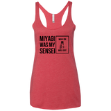 My Sensei Women's Triblend Racerback Tank