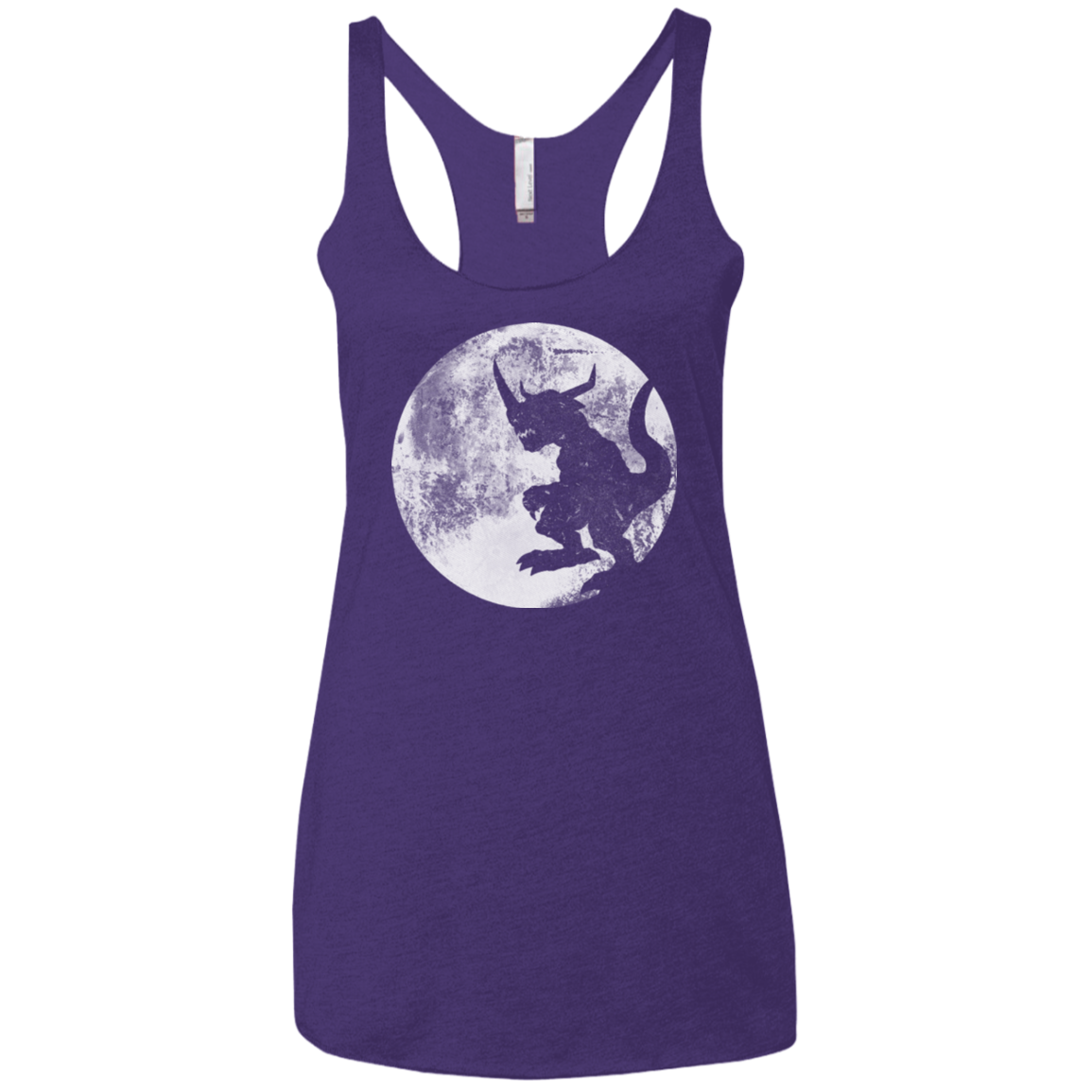 Digimon time Women's Triblend Racerback Tank