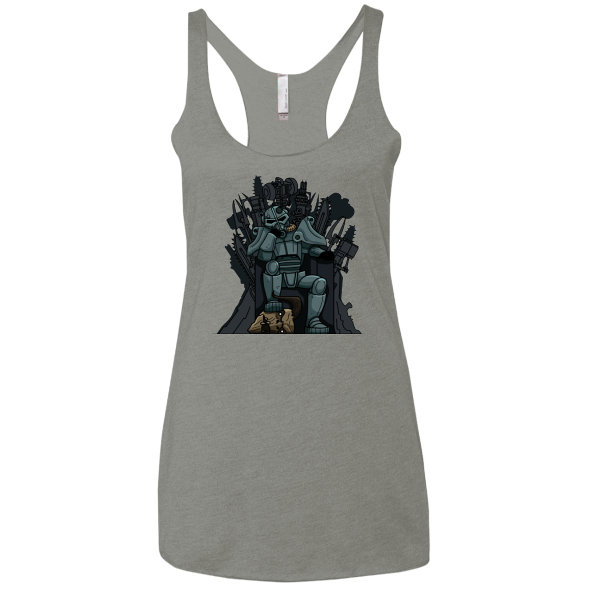 War is Coming V2 Women's Triblend Racerback Tank