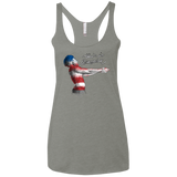 America Women's Triblend Racerback Tank