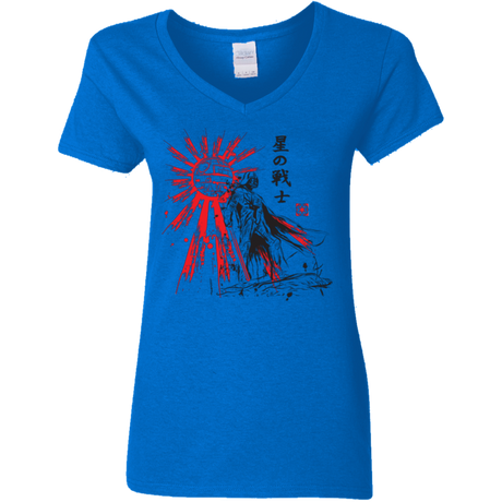 The Star Warrior Women's V-Neck T-Shirt