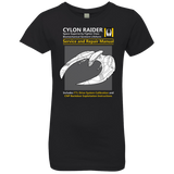 CYLON RAIDER SERVICE & REPAIR MANUAL Girls Premium T-Shirt