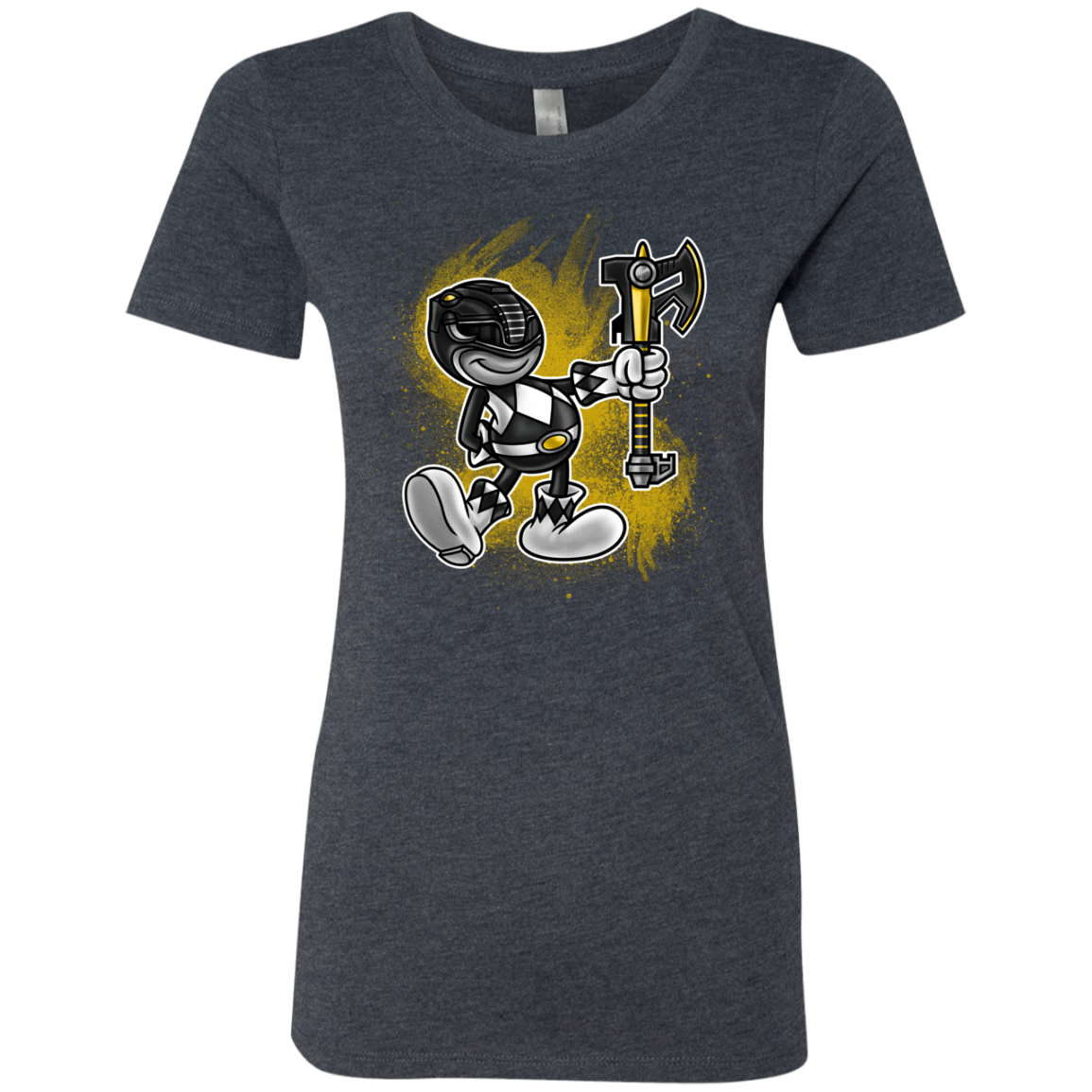 Black Ranger Artwork Women's Triblend T-Shirt