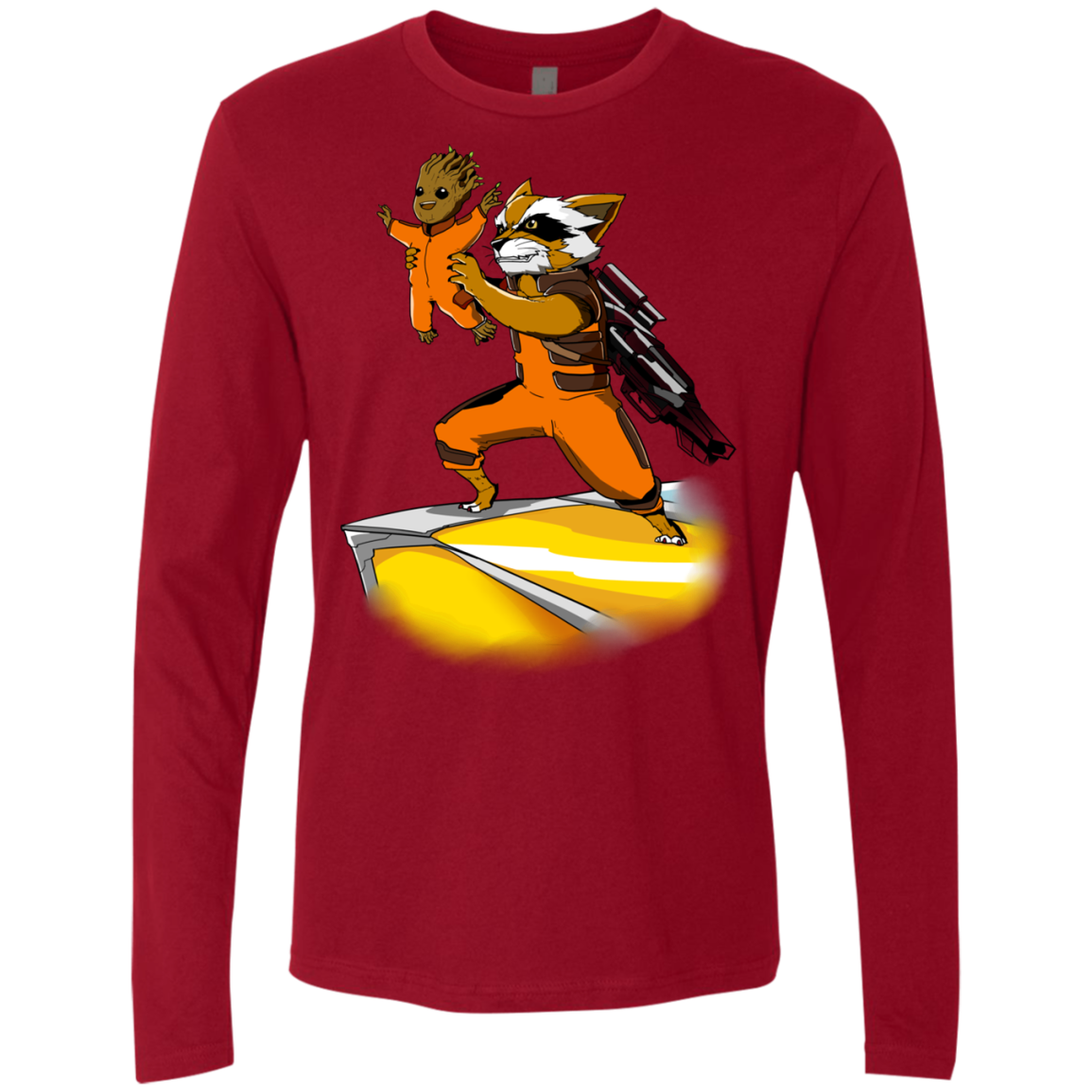 Baby Groot Men's Premium Long Sleeve