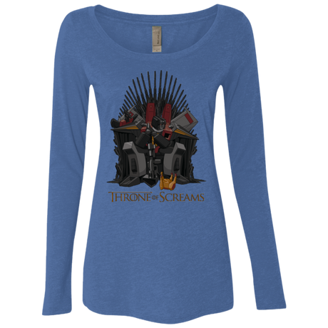 Throne Of Screams Women's Triblend Long Sleeve Shirt