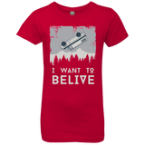 I Want to Believe Girls Premium T-Shirt