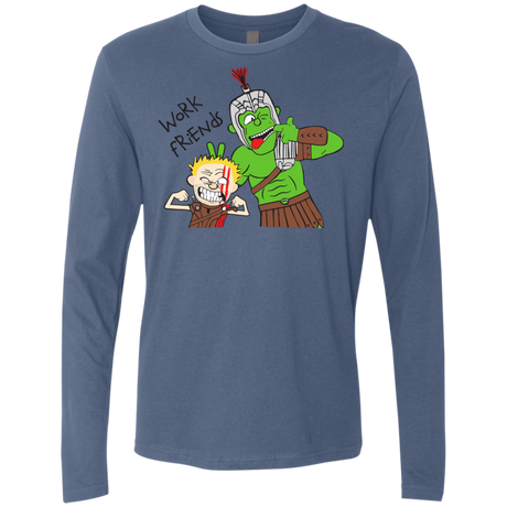 Work Friends Men's Premium Long Sleeve