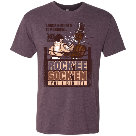 Rockee Sockem Men's Triblend T-Shirt