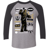 Wookie Famous Quotes Men's Triblend 3/4 Sleeve