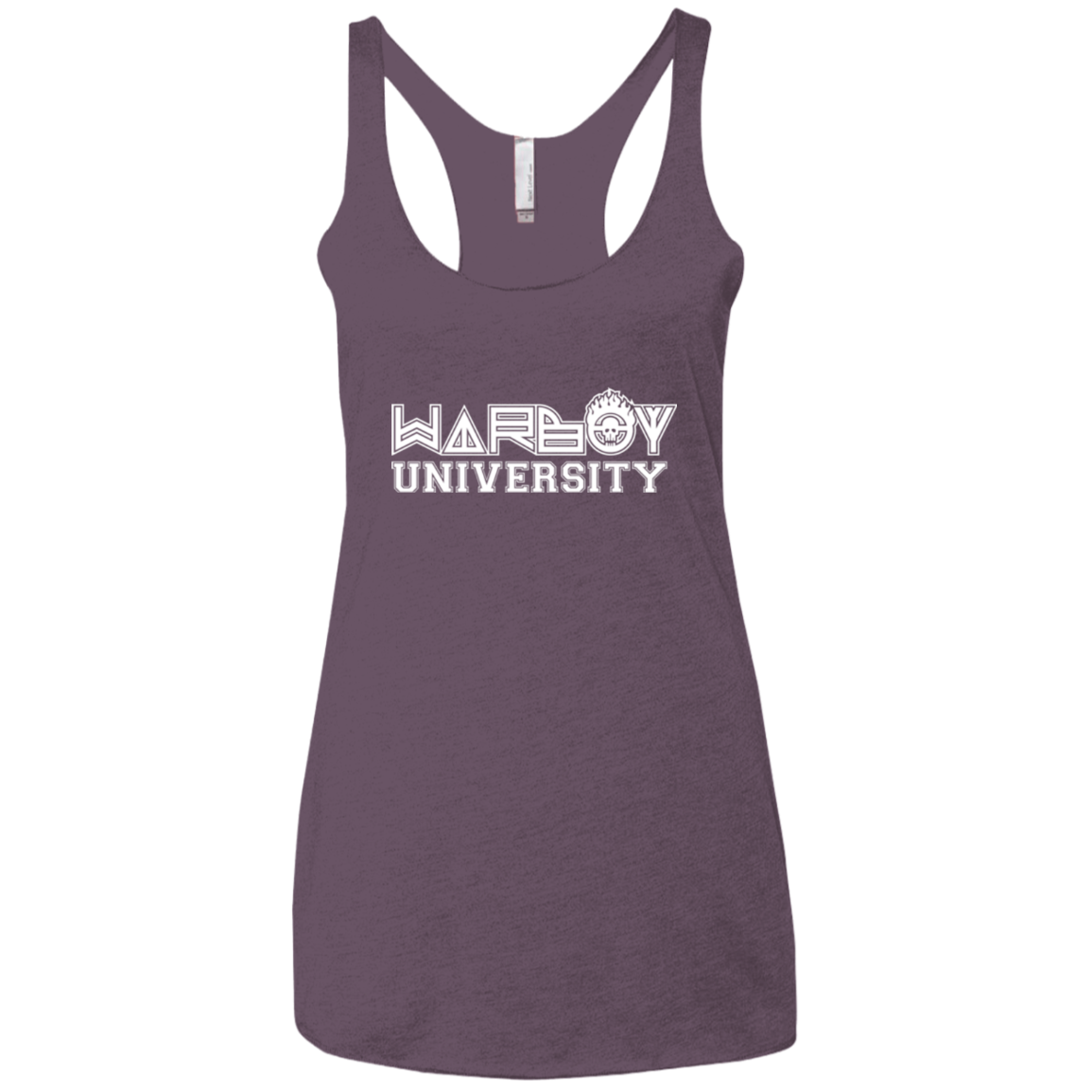 Warboy University Women's Triblend Racerback Tank