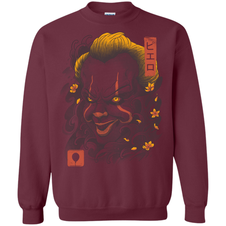 Oni Clown Mask Crewneck Sweatshirt