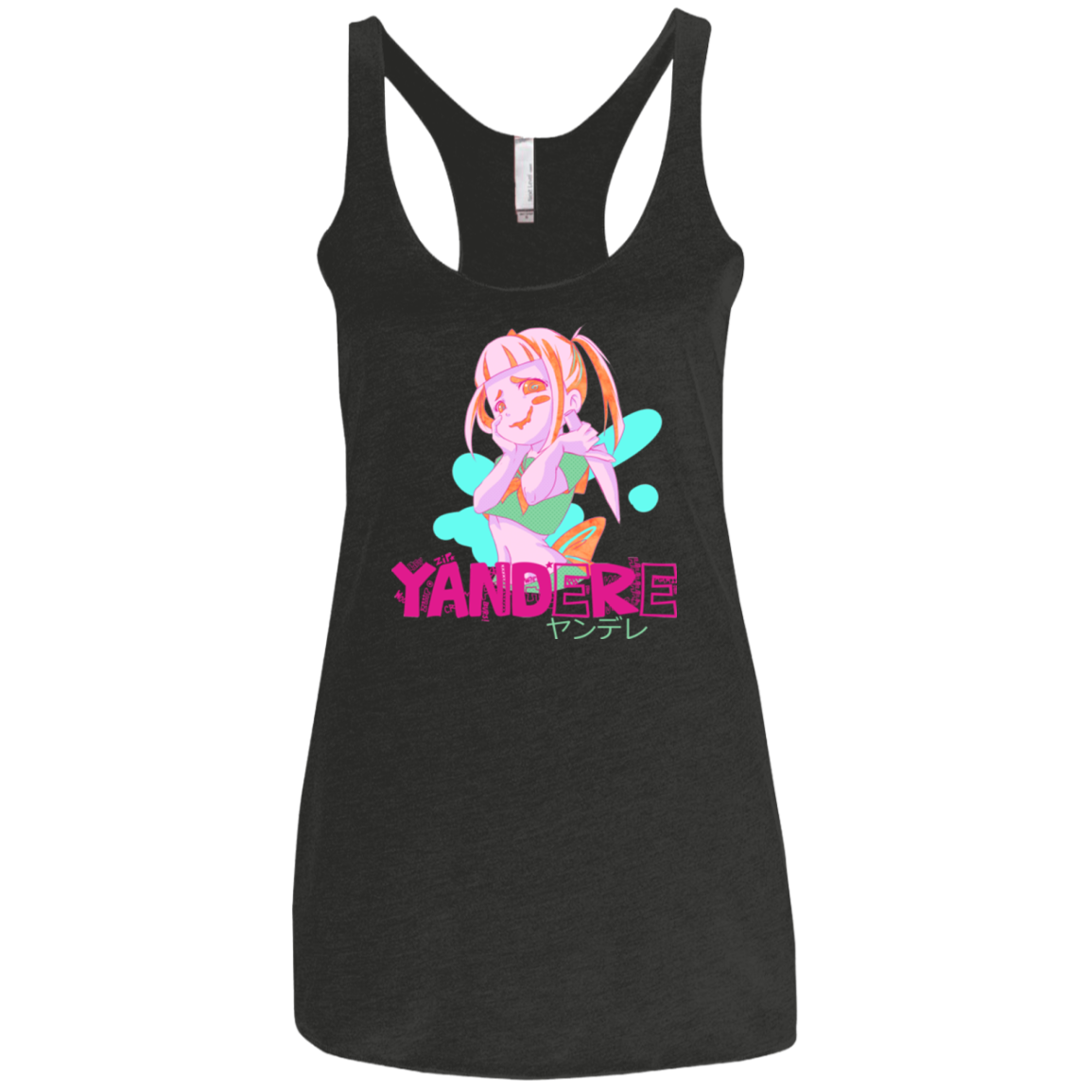 Yandere Women's Triblend Racerback Tank