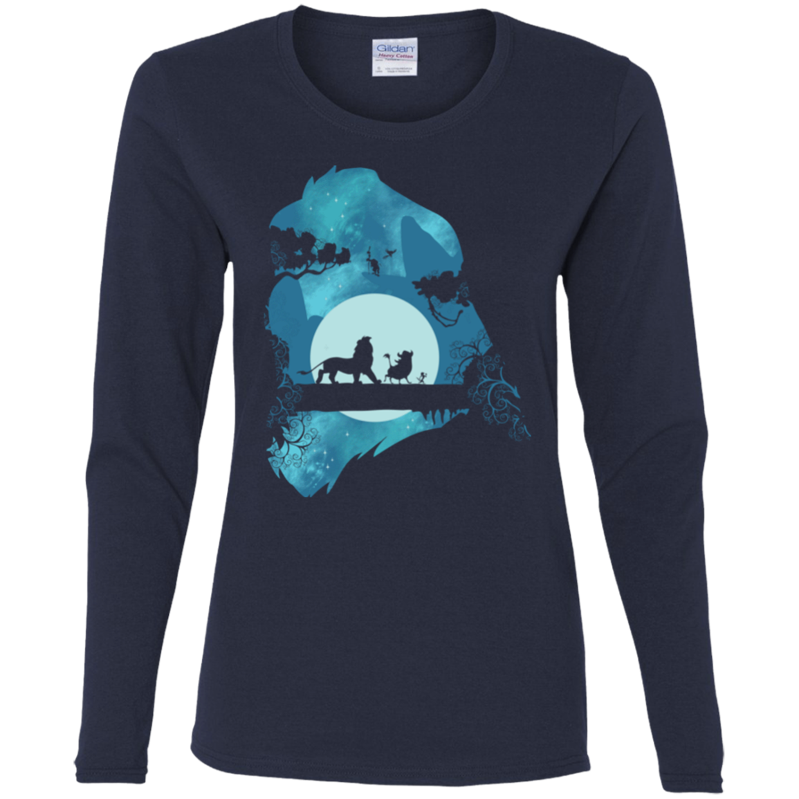 Lion Portrait Women's Long Sleeve T-Shirt