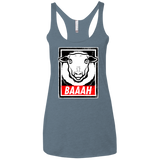 BAAAH Women's Triblend Racerback Tank