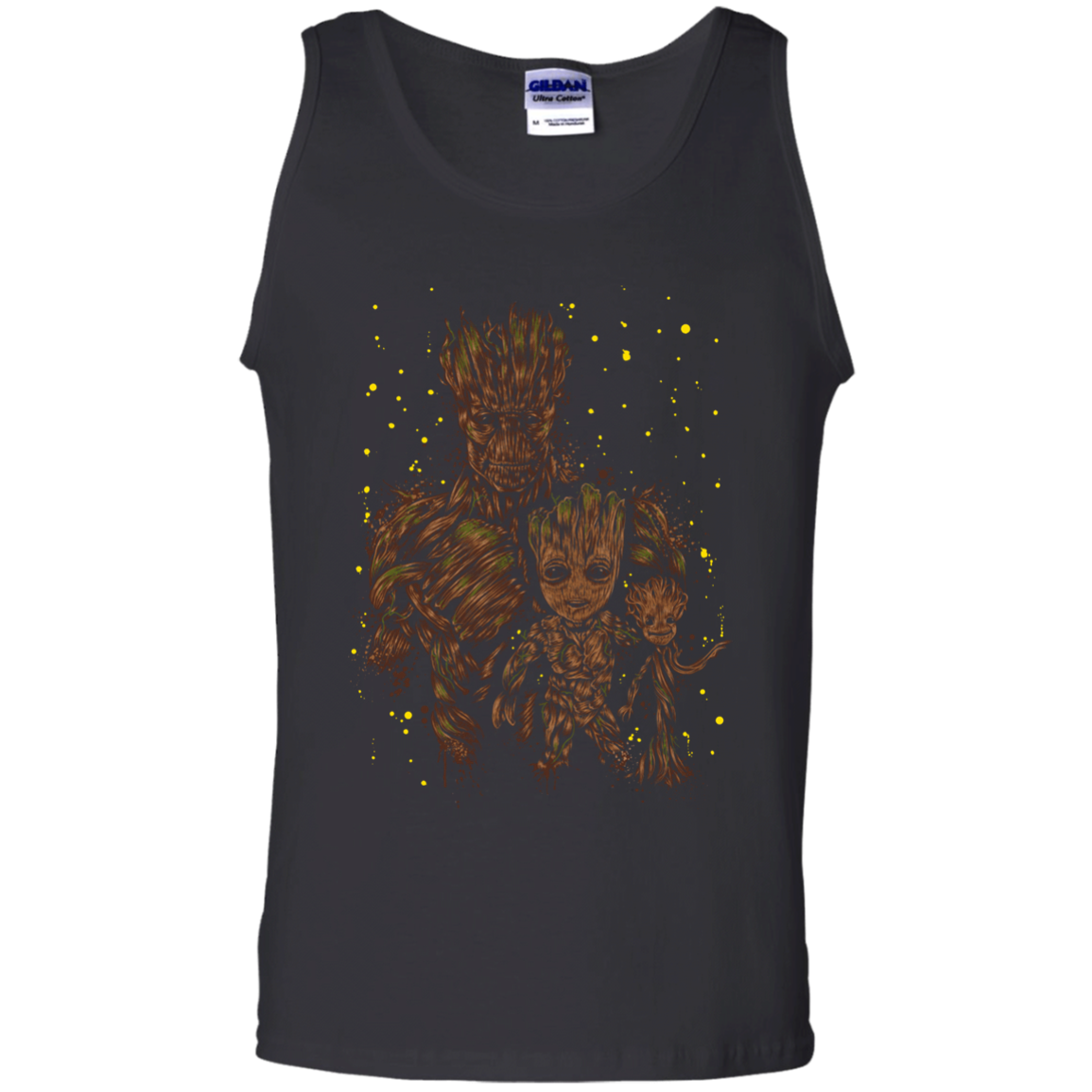 The evolution of Groot Men's Tank Top