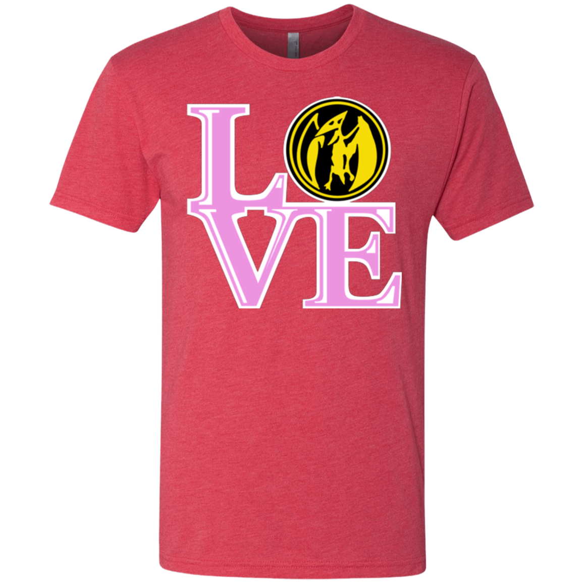 Pink Ranger LOVE Men's Triblend T-Shirt