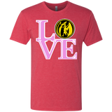 Pink Ranger LOVE Men's Triblend T-Shirt