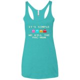 Pacmanok Women's Triblend Racerback Tank