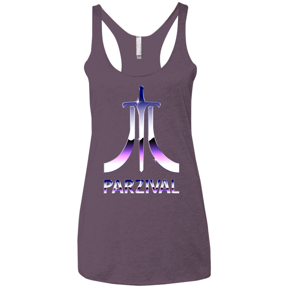 Parzival Retro Women's Triblend Racerback Tank