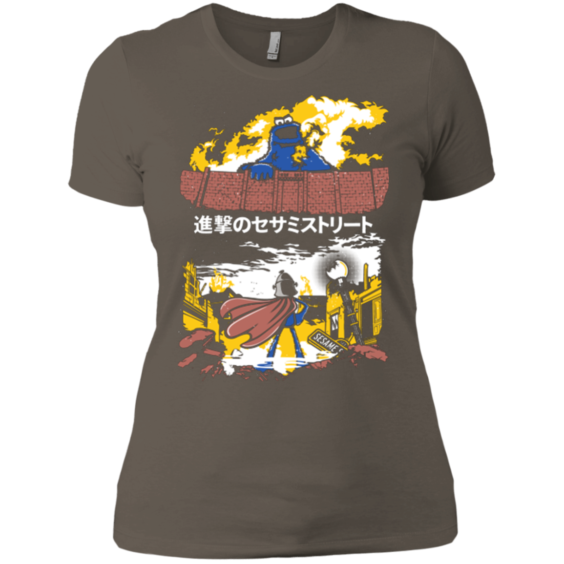 Attack on Sesame Street Women's Premium T-Shirt