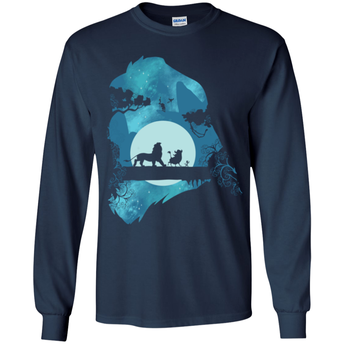 Lion Portrait Youth Long Sleeve T-Shirt