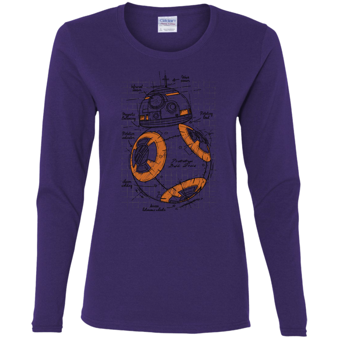 BB-8 Plan Women's Long Sleeve T-Shirt