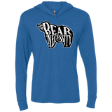 The Bear Necessity Triblend Long Sleeve Hoodie Tee