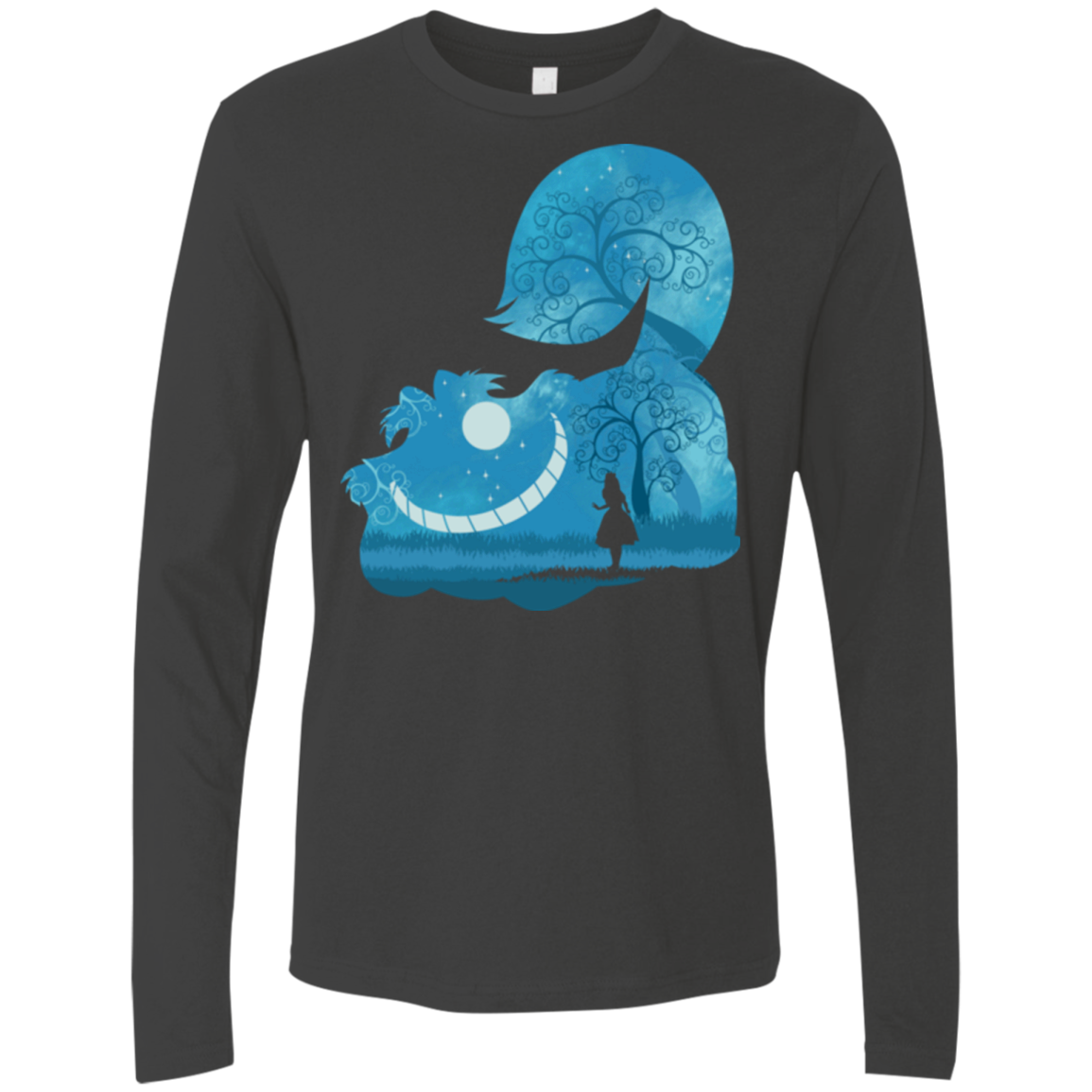 Cheshire Portrait Men's Premium Long Sleeve