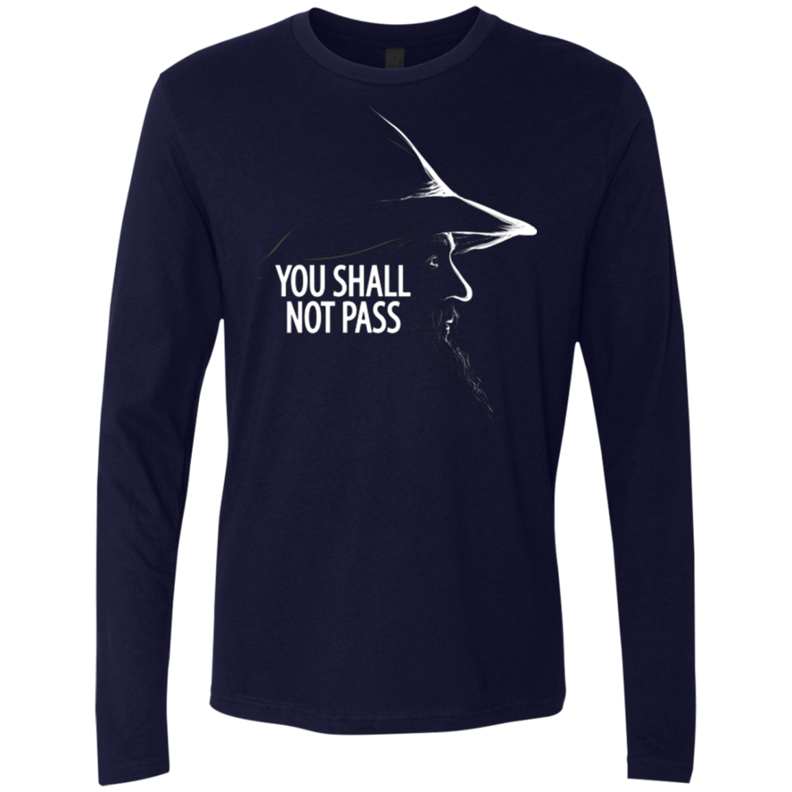 YOU SHALL NOT PASS (2) Men's Premium Long Sleeve