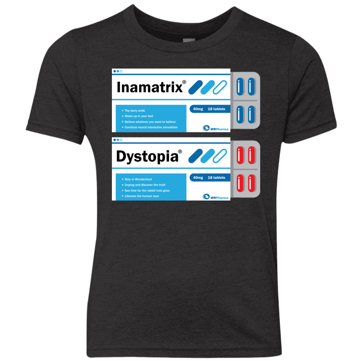 Red or Blue Youth Triblend T-Shirt