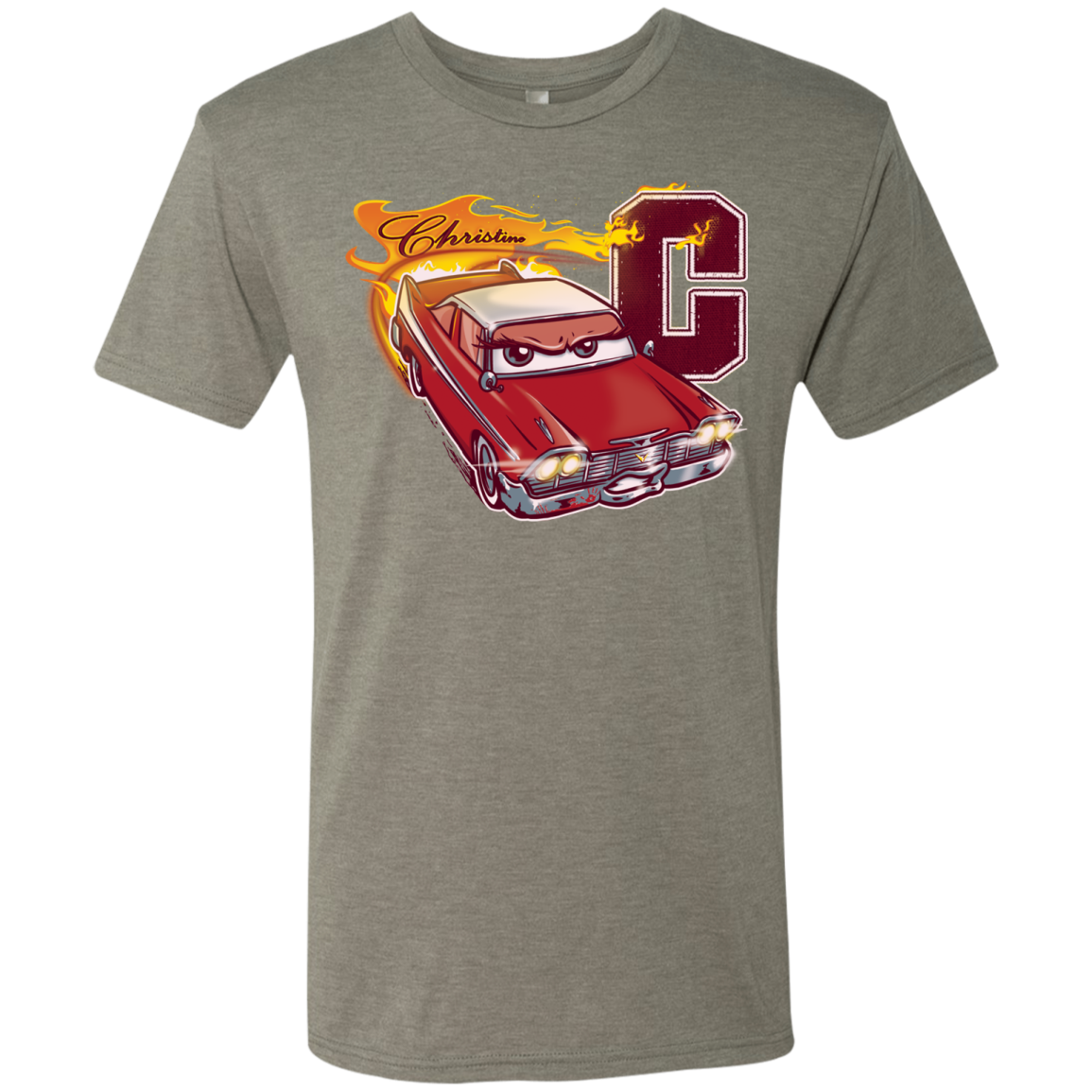 Fury And Fire Men's Triblend T-Shirt