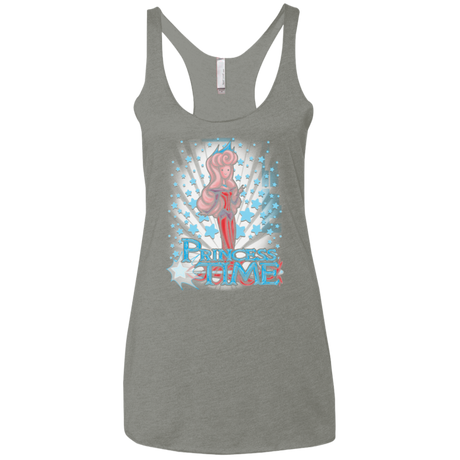 Princess Time Aurora Women's Triblend Racerback Tank