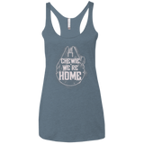 We're Home Women's Triblend Racerback Tank