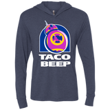 Taco Beep Triblend Long Sleeve Hoodie Tee