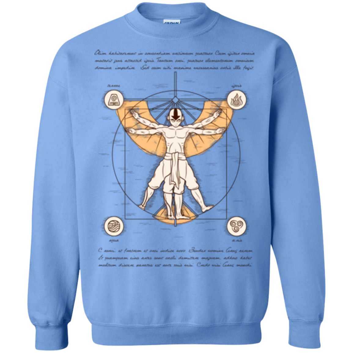 Vitruvian Aang Crewneck Sweatshirt