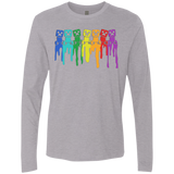 Rainbow Creeps Men's Premium Long Sleeve