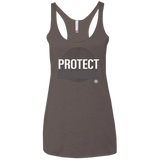 Protect This House Women's Triblend Racerback Tank