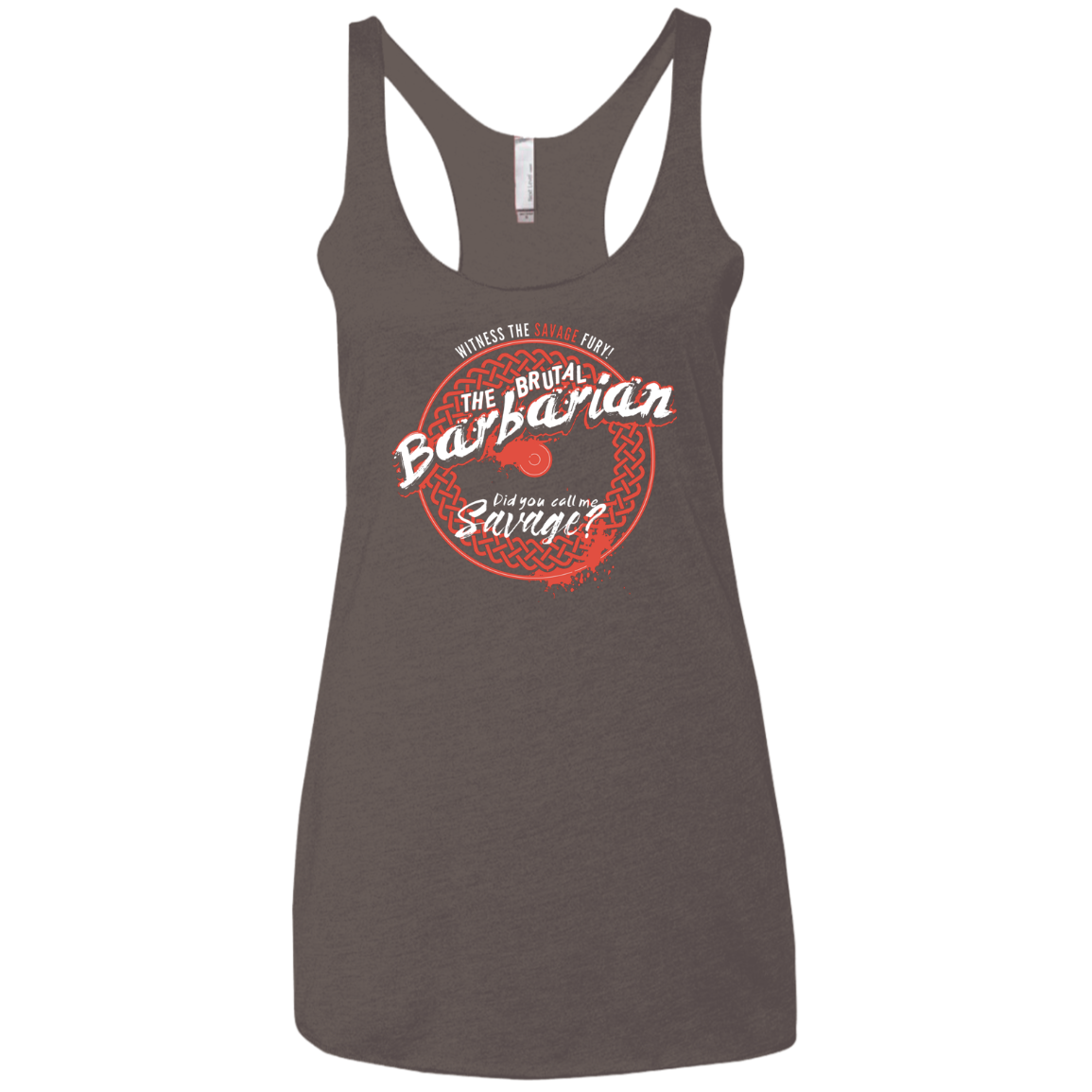 Barbarian Women's Triblend Racerback Tank
