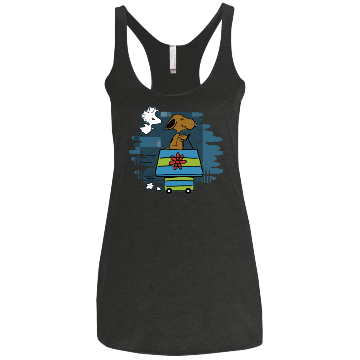 Snoopydoo Women's Triblend Racerback Tank