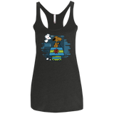 Snoopydoo Women's Triblend Racerback Tank