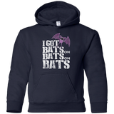 Bats on Bats on Bats Youth Hoodie