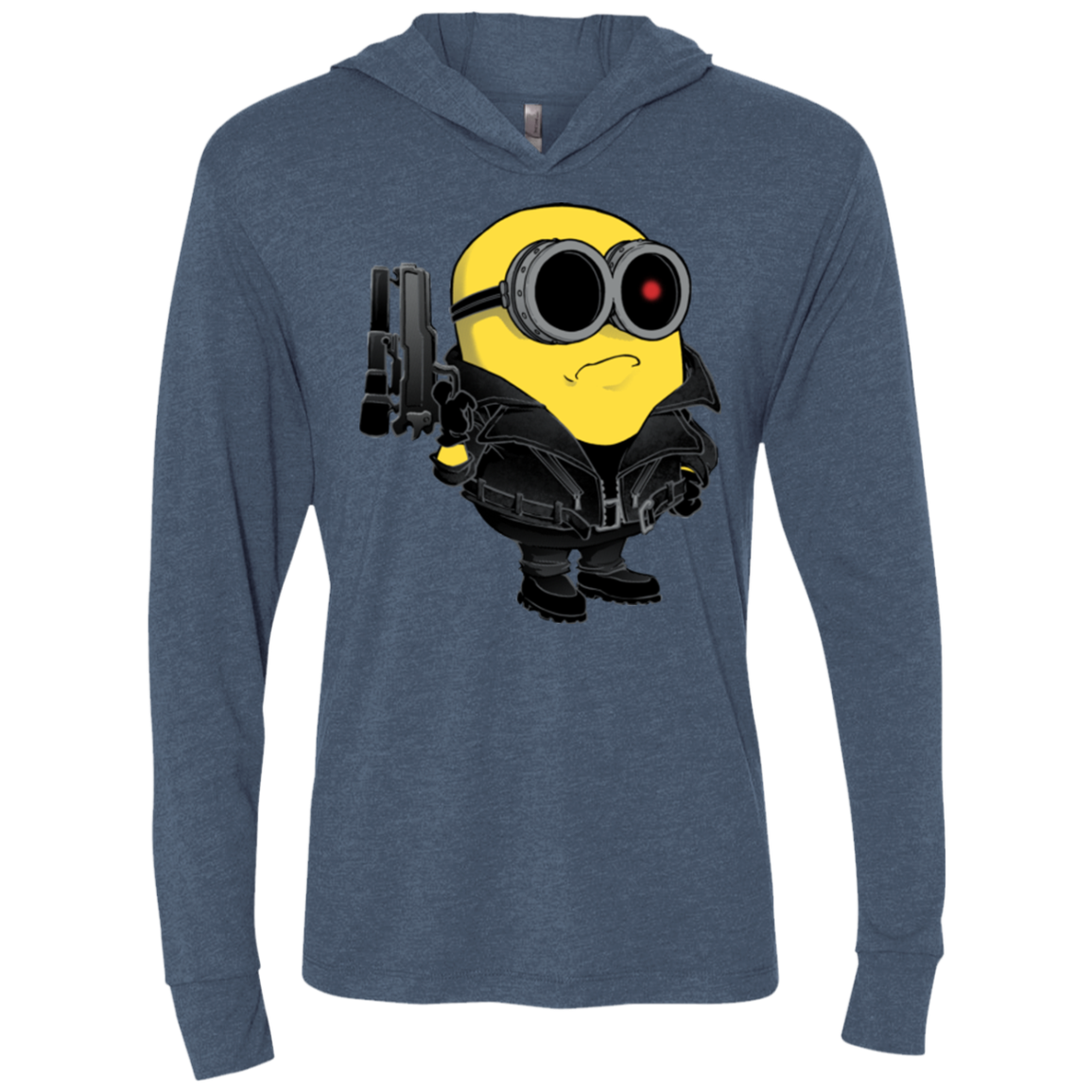 Terminion Triblend Long Sleeve Hoodie Tee