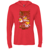 Despicable Rebels Triblend Long Sleeve Hoodie Tee