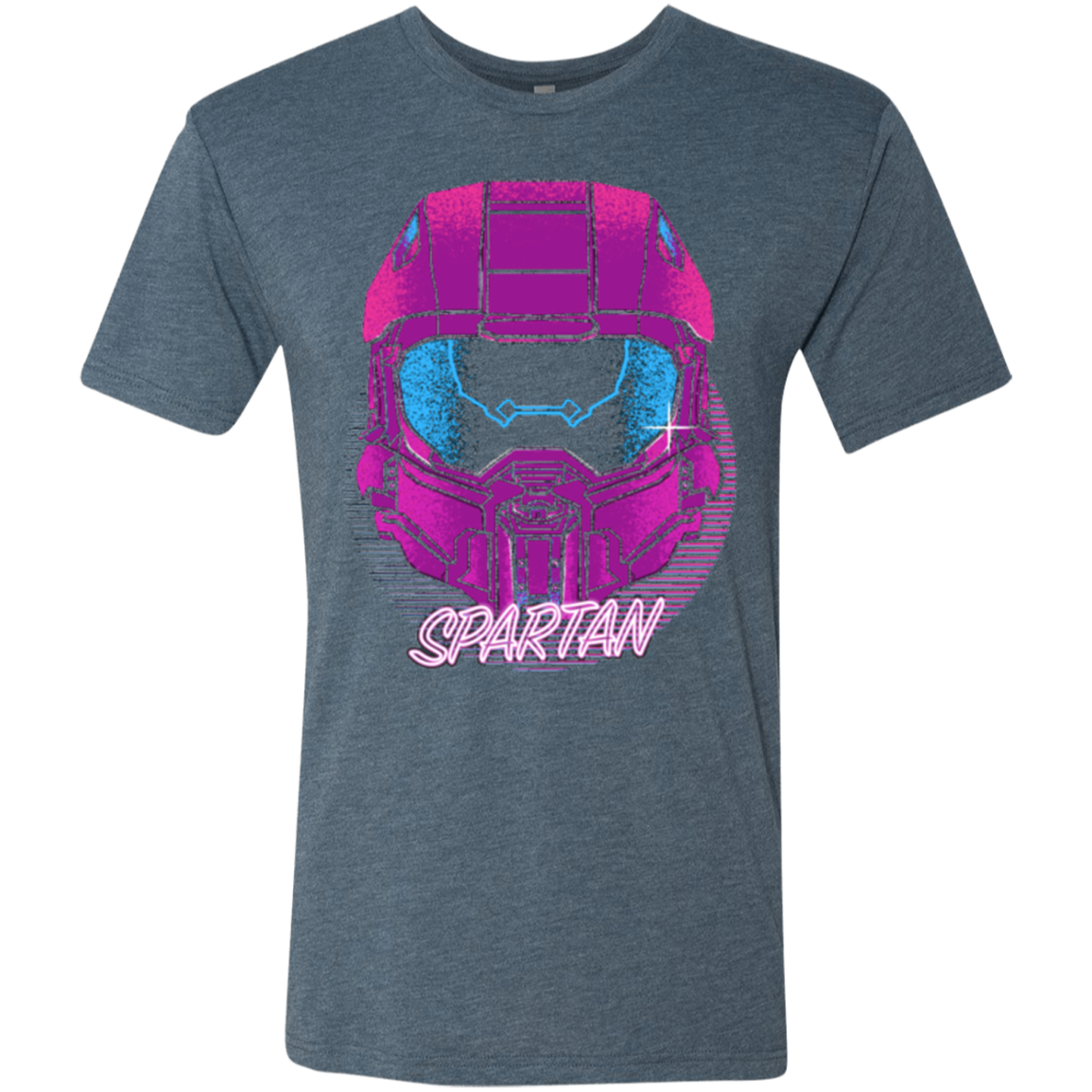 Spartan Helmet 80's Men's Triblend T-Shirt