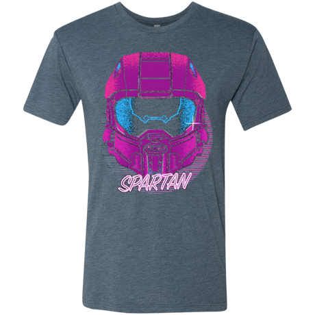 Spartan Helmet 80's Men's Triblend T-Shirt