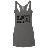 My Sensei Women's Triblend Racerback Tank
