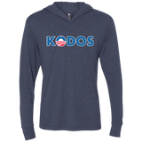 Vote for Kodos Triblend Long Sleeve Hoodie Tee