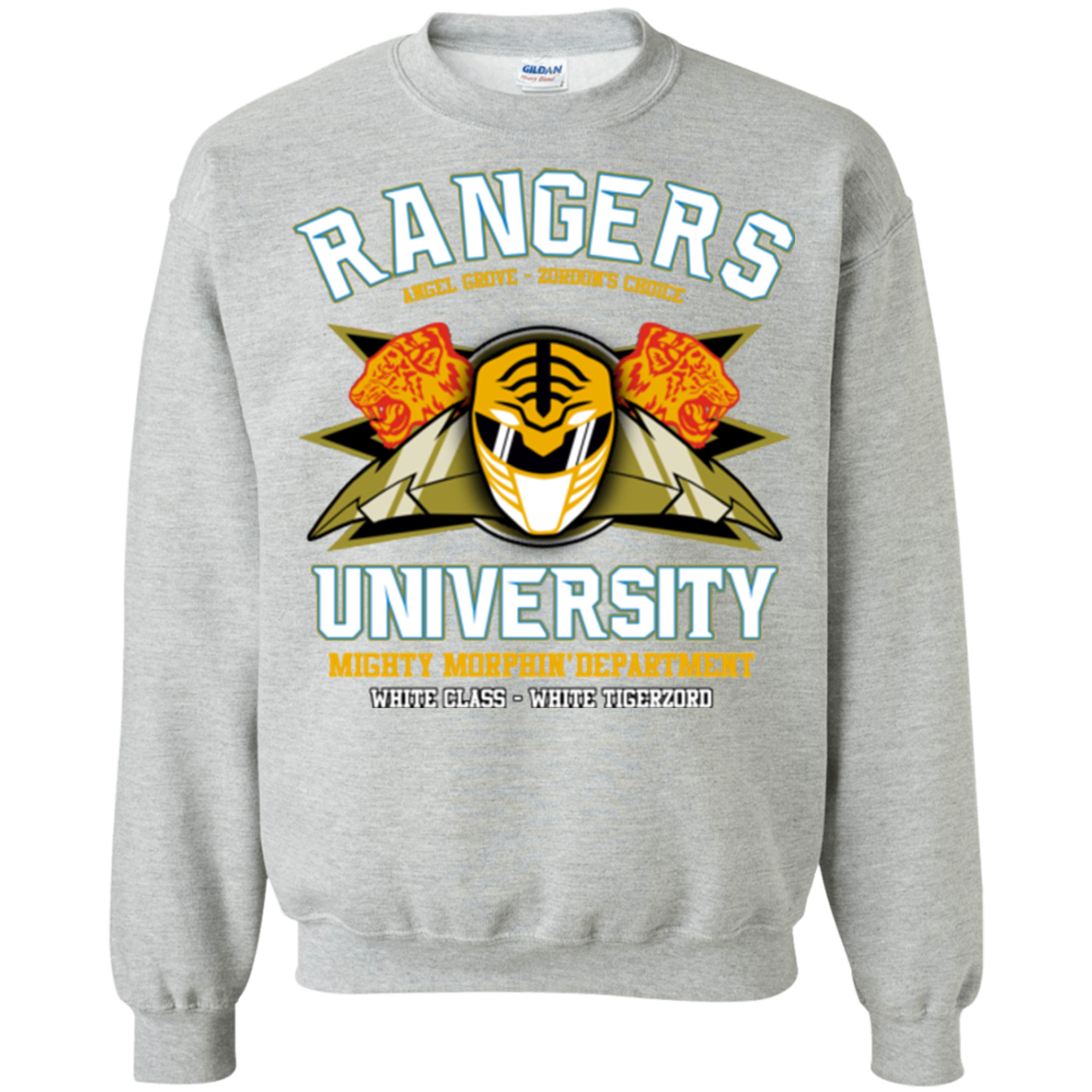 Rangers U White Ranger Crewneck Sweatshirt