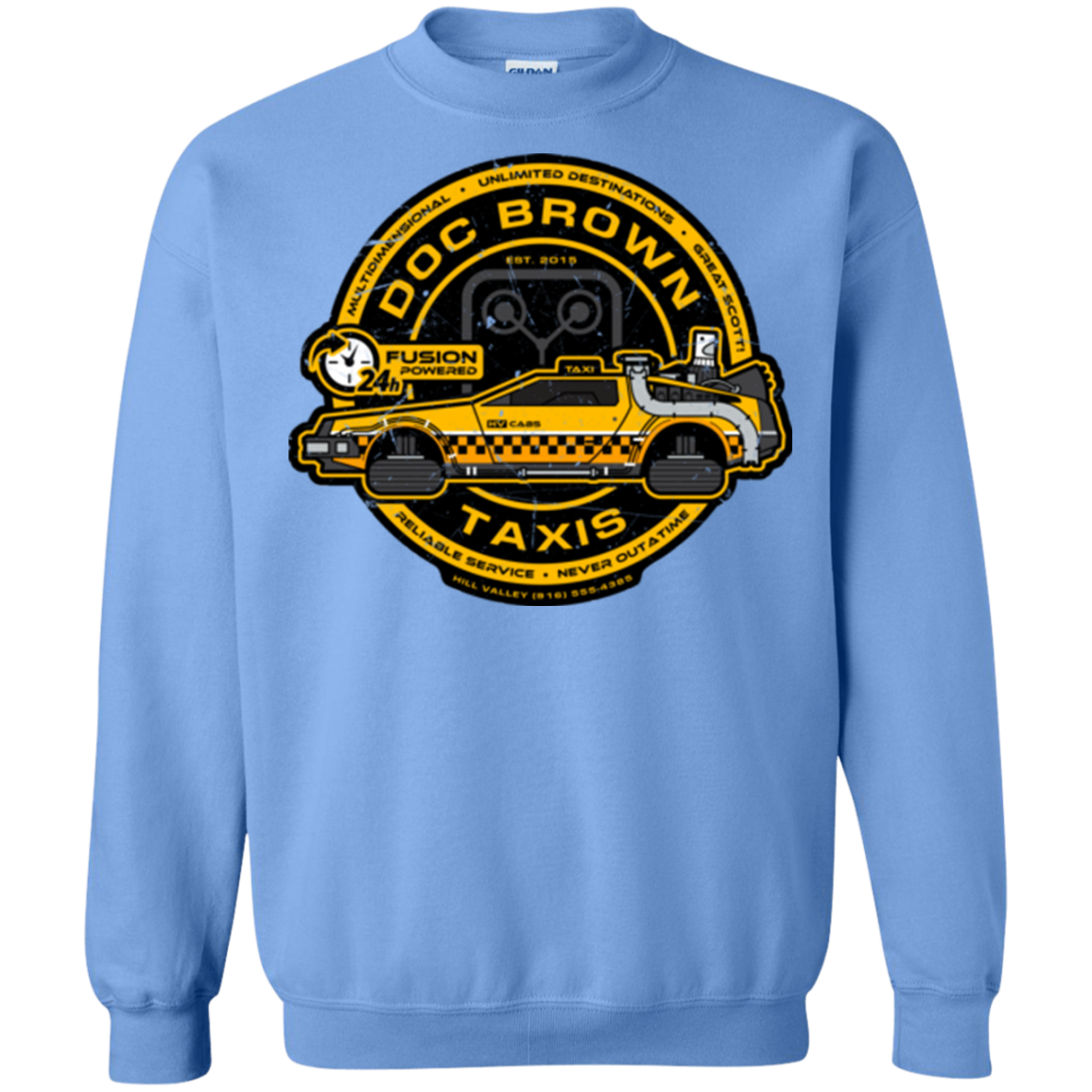 Doc Brown Taxis Crewneck Sweatshirt